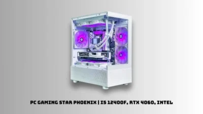 PC Gaming PVT Phoenix While Intel i5 12400F RTX 4060 8G B760M WIFI