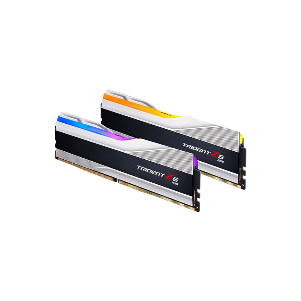 Ram G.SKILL Trident Z5 RGB 64GB (2x32Gb) 6000MHz DDR5 Silver (F5-6000J3040G32GX2-TZ5RS)