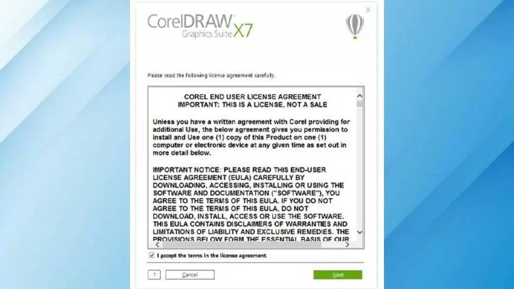 Cài corel x7 crack 2023